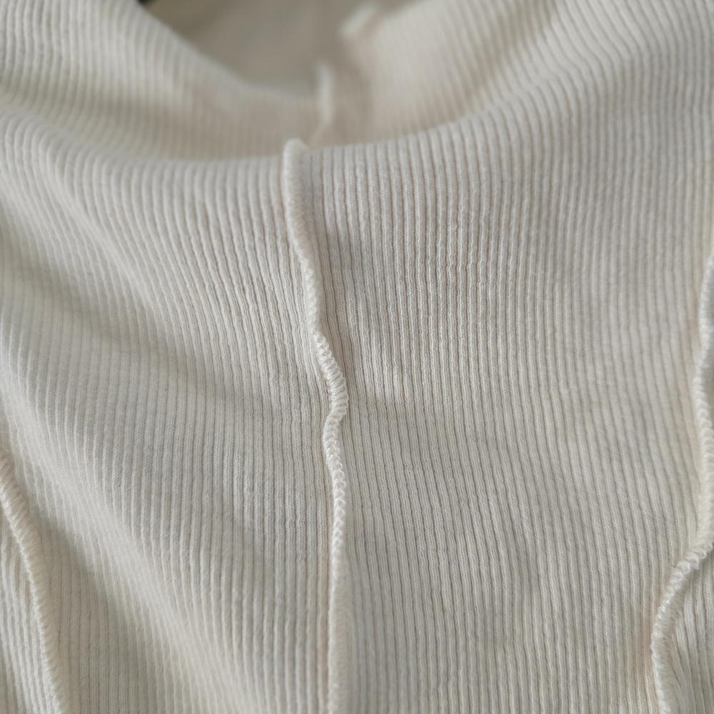 Dynamite Cream Ribbed Tank Top - Picture 3 of 5